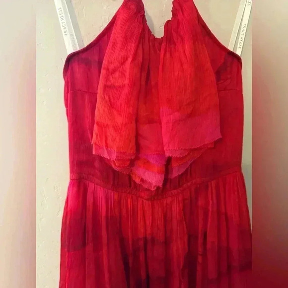 NWT Anthropologie Tracy Reese Cascade Dress Ombre Midi Halter Party - Picture 7 of 9